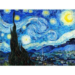 MMA Vincent Van Gogh Starry Night Art Print Poster